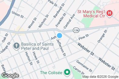 Map image of the property - 38 Jefferson St