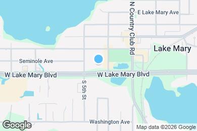 Map image of the property - 2500 W Lake Mary Blvd