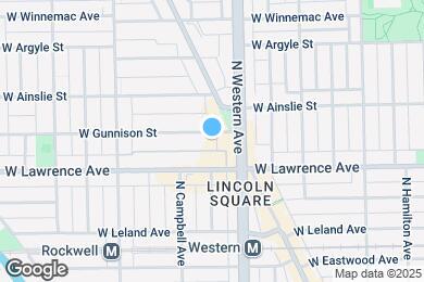 Map image of the property - 2423 W Gunnison St
