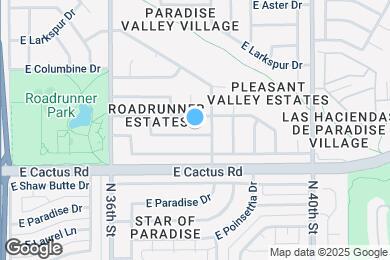 Map image of the property - 3748 E Charter Oak Rd