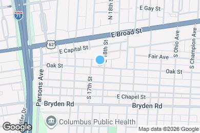 Map image of the property - 884 Oak St