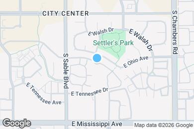 Map image of the property - 14720 E Kentucky Dr