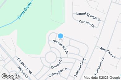 Map image of the property - 2909 Warwick Ct
