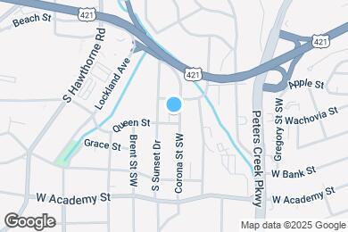 Map image of the property - 318 Corona St