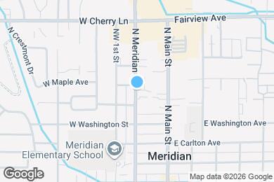 Map image of the property - 1326 N Meridian Rd