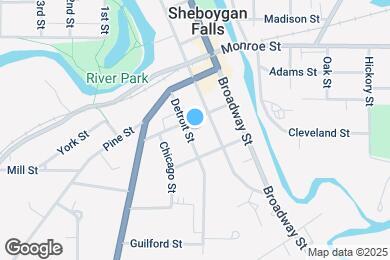 Map image of the property - 710 Detroit St