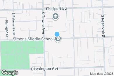 Map image of the property - 873 E Franklin Ave