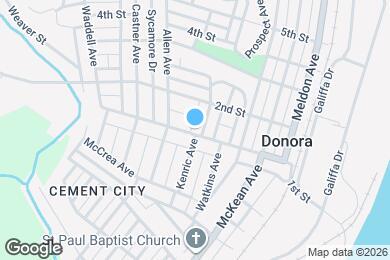 Map image of the property - 404 1st St