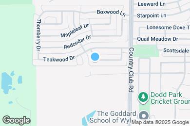 Map image of the property - 1620 Ridgecove Dr