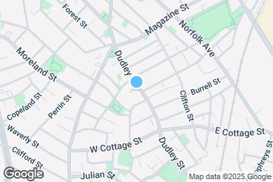 Map image of the property - 477 Dudley St
