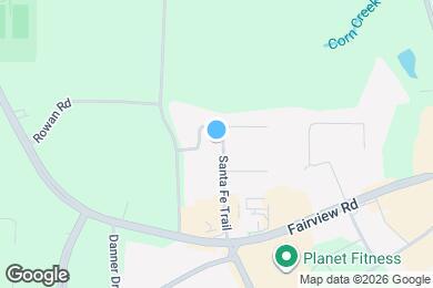 Map image of the property - 345 Santa Fe Trail