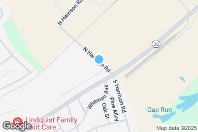 Map image of the property - 114 N Harrison Rd