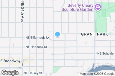 Map image of the property - 2823 NE Tillamook St