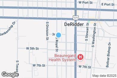 Map image of the property - 308 S Royal St