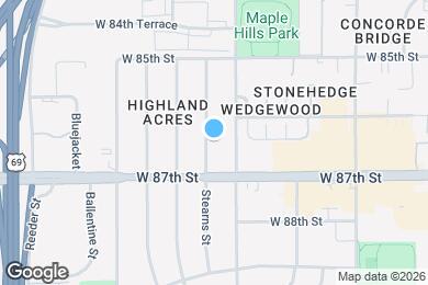Map image of the property - 8617 Stearns St