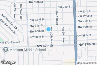 Map image of the property - 3020 NW 90th St