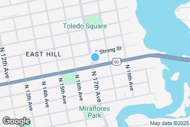 Map image of the property - 800 N 17th Ave
