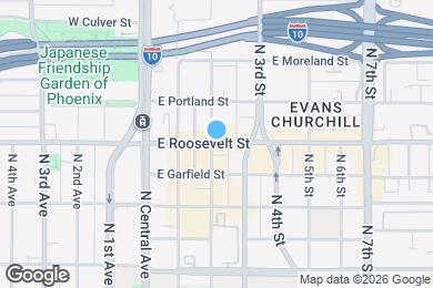 Map image of the property - 201 E Roosevelt St