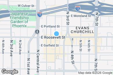 Map image of the property - 203 E Roosevelt St