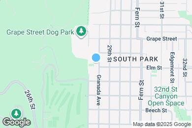 Map image of the property - 1818 Granada Ave