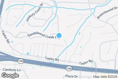 Map image of the property - 16028 Sandalwood Creek Dr