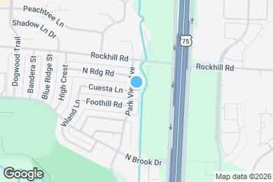 Map image of the property - 701 Park View Ave