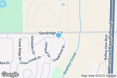 Map image of the property - 2398 Creekfront Dr