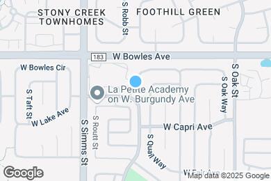 Map image of the property - 11406 W Bowles Pl