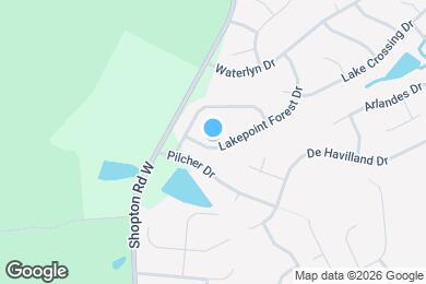 Map image of the property - 15718 Lakepoint Forest Dr