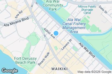 Map image of the property - 2118 Kuhio Ave
