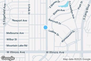 Map image of the property - Olive at Vernon