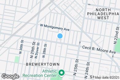 Map image of the property - 1710 N Taney St