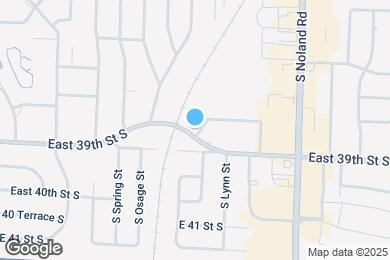 Map image of the property - 3812 S James Ave