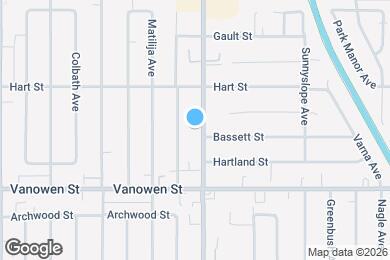 Map image of the property - 6911 Woodman Ave