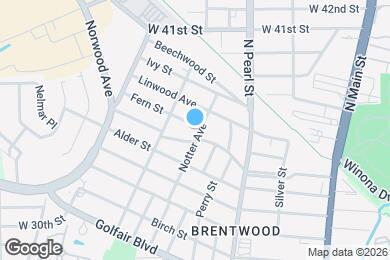 Map image of the property - 4548 Notter Ave