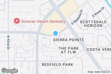 Map image of the property - 9555 E Raintree Dr