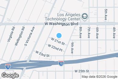 Map image of the property - 4043 1/2 W 21st St