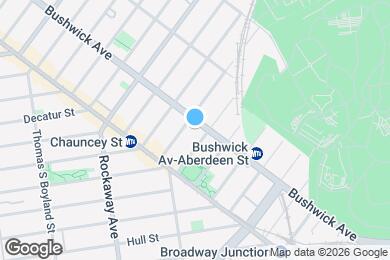 Map image of the property - Bushwick Avenue