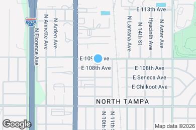 Map image of the property - 1002 E 108th Ave