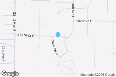 Map image of the property - 2620 183 St Ct E