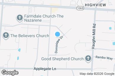 Map image of the property - 7718 Dominique Dr