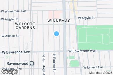Map image of the property - 4851 N Paulina St
