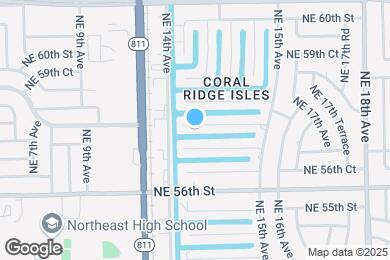 Map image of the property - 1418 NE 57th Ct