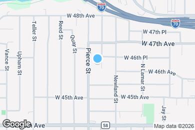 Map image of the property - 4605 Otis St