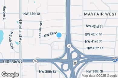 Map image of the property - 3417 NW 41st St