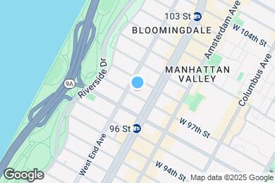 Map image of the property - 257 W 97th St