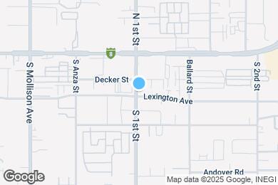 Map image of the property - 1100-1108 E Lexington Ave