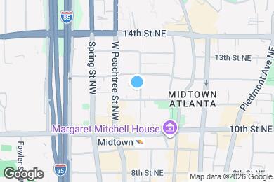 Map image of the property - 1074 Peachtree Walk NE