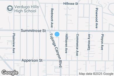 Map image of the property - 10435 Las Lunitas Ave