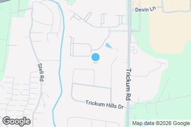 Map image of the property - 153 Trickum Hills Dr